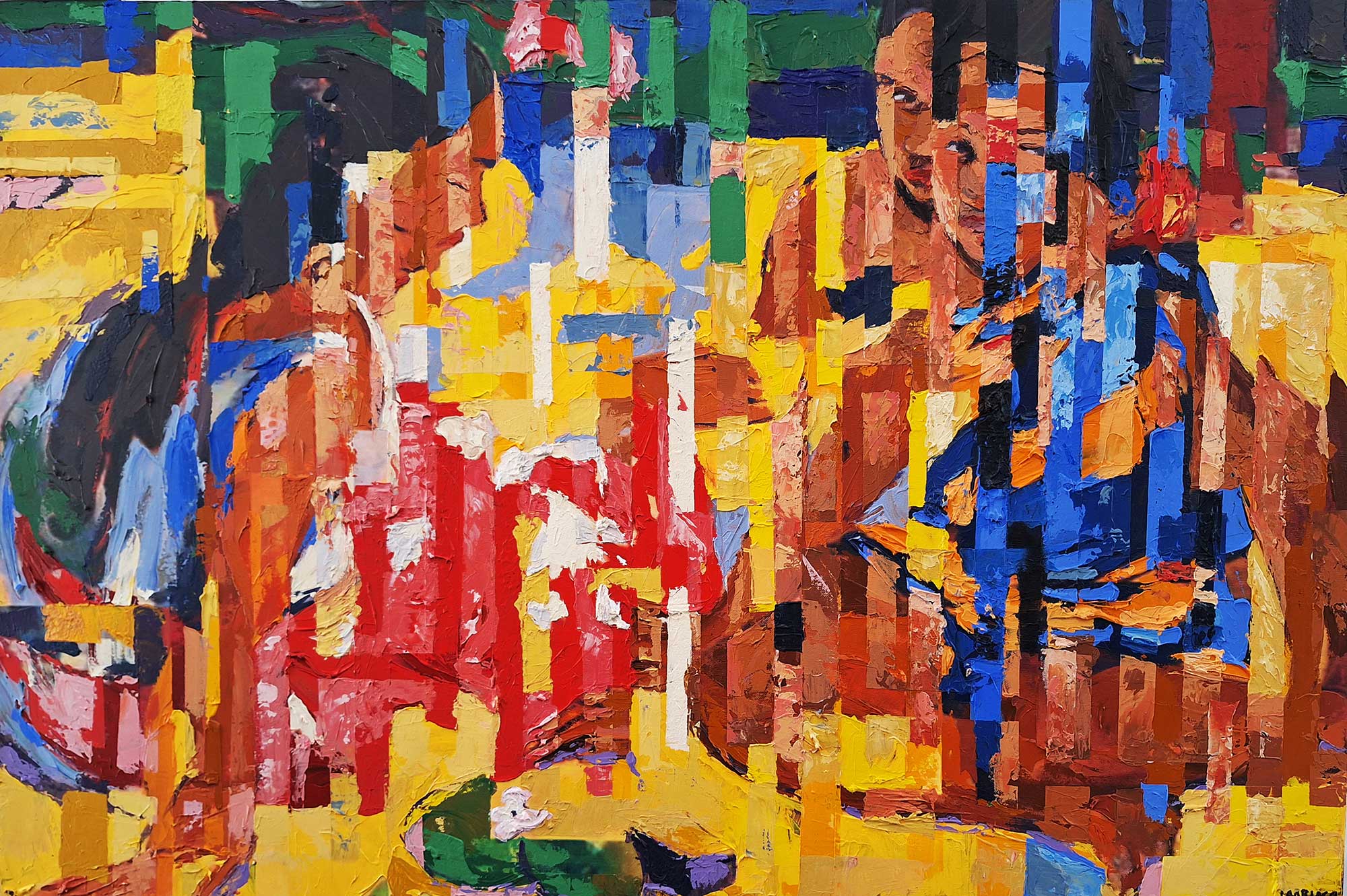 Pintura Rui Carruco Tributes Parau Api Aka What News homenagem a Paul Gauguin WEB